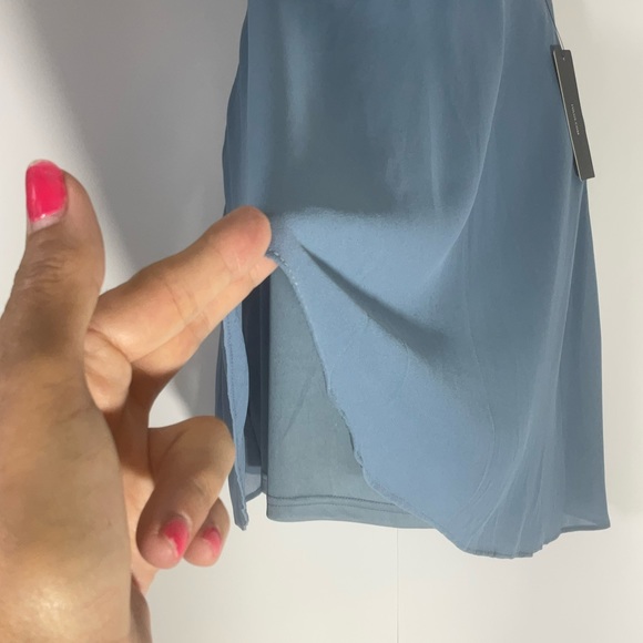 Lulu’s Skater Mini Dress Flow Skirt Dress Crisscross Strap Open Back Zip Up SM - Picture 8 of 16